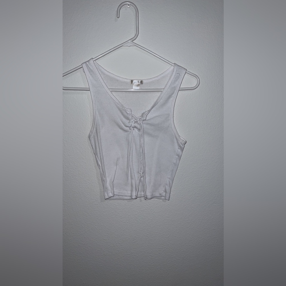 Cross front crop top